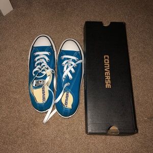 Converse Low Top Blue Shoes Sneakers